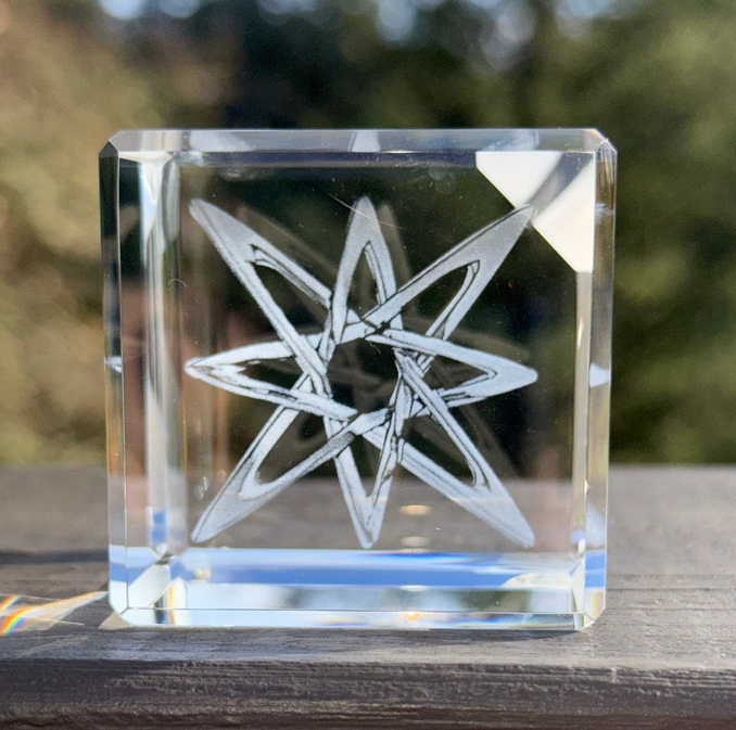 Gma Star Crystalline Cube